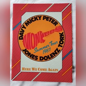 MONKEES Summer Tour Book 1987